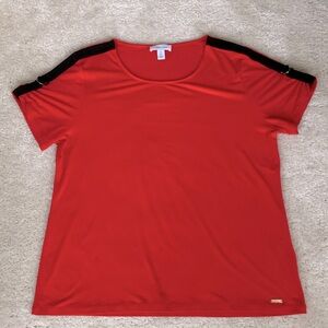 Ladies Calvin Klein top-red, size L